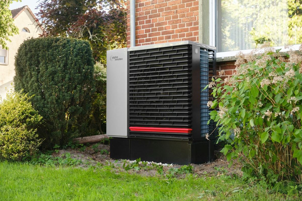 Air conditioning equipment outside a home